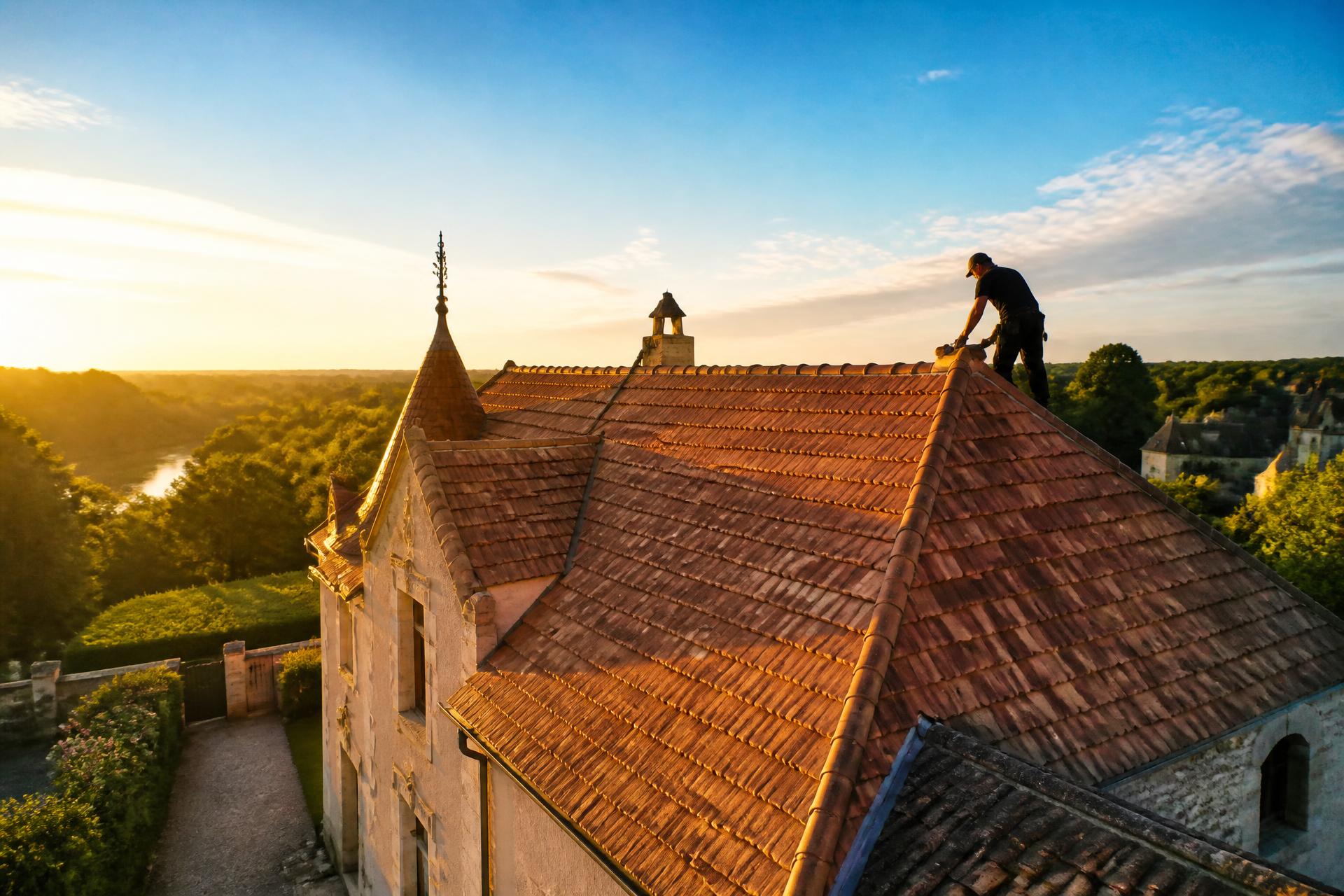 Toiture rénovée par Louis Toiture en Touraine